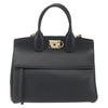 Salvatore Ferragamo Studio Satchel Leather