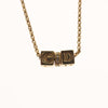 Secondhand Christian Dior CD Pendant Necklace Gold-plated
