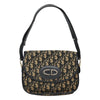 Christian Dior Vintage CD Logo Shoulder Bag Leather