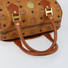 MCM Visetos Handbag Canvas and Leather