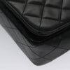 Chanel Full Flap Shoulder Bag Embossed Quilted Calfskin