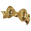 Secondhand Chanel Vintage CC Bow Brooch Felt with Faux Pearls