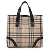 Secondhand Burberry Vintage Open Tote Coated Canvas with Studded