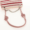 Secondhand Chanel Rope Flap Bag Quilted Striped Jersey