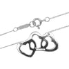 Secondhand Tiffany & Co. Triple Heart Pendant Necklace Sterling