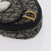 Christian Dior Saddle Zip Pouch Diorissimo Canvas