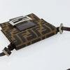 Fendi Vintage Flap Clutch Zucca canvas
