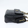 Chanel Vintage Front Pocket Shoulder Bag Quilted Lambskin