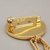 Secondhand Chanel Vintage Medallion Flap Bag Brooch