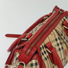 Burberry Pilgrim Satchel Haymarket Coated Canvas