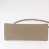 Salvatore Ferragamo Gancini Top Handle Flap Bag Leather