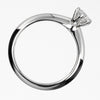 Secondhand Tiffany & Co. Novo Solitaire Ring Platinum with Diamonds and Cushion Cut I/VS2 Diamond