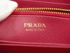 Secondhand Prada Bow Zip Around Wallet Saffiano