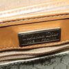 Christian Dior Vintage Honeycomb Shoulder Bag Canvas and Leather
