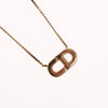 Secondhand Christian Dior CD Logo necklace
