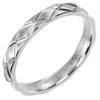 Secondhand Chanel Matelasse Ring Silver Platinum Jewelry