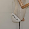 Secondhand Celine Triangle Bag White Leather Bags