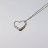 Secondhand Tiffany & Co. Elsa Peretti Open Heart Pendant Necklace Sterling
