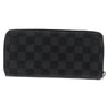 Secondhand Louis Vuitton Zippy wallet vertical Damier Graphite