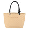 Secondhand Chanel Cambon Tote Beige Leather Accessories