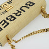 Secondhand Burberry Lola Shoulder Bag Printed Raffia
