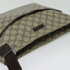 Secondhand Gucci Zip Top Messenger Bag GG