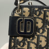 Christian Dior Vintage Trotter Shoulder Bag Canvas