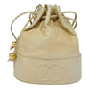 Secondhand Chanel Vintage CC Drawstring Bucket Bag