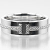 Secondhand Tiffany & Co. Tiffany T Ring 18K White Gold and Diamonds
