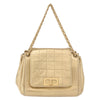Chanel Chocolate Bar Accordion Reissue Flap Bag Quilted Metallic Lambskin