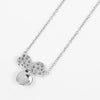 Secondhand Tiffany & Co. Open Paper Flower Pendant Necklace Platinum and Diamonds