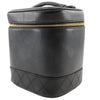 Secondhand Chanel Vanity pouch Black Lamb Skin Bags
