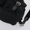 Secondhand Prada Double Front Pocket Backpack Tessuto