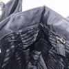 Secondhand Prada Metal Handles Tote Tessuto