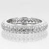 Secondhand Cartier Mimi Full Pave Band Ring Platinum with Diamonds