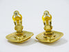 Secondhand Chanel Vintage CC Diamond Shape Clips-On Earrings Gold-Plated