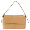 Secondhand Burberry Shoulder Bag Beige Leather Bags