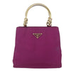Prada Metal Handles Tote Tessuto
