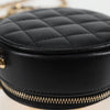 Chanel Round Camellia Coin Purse Leather