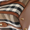 Burberry Alchester Convertible Satchel House Check Canvas