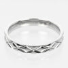 Secondhand Chanel Matelasse Ring Silver Platinum Jewelry