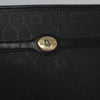 Christian Dior Vintage Honeycomb Zip Pouch Coated Canvas