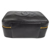 Secondhand Chanel Vintage Timeless Zip Around Vanity Case Caviar