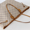 Secondhand Louis Vuitton Neverfull Tote Damier azur
