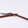 Secondhand Burberry Flap Messenger Brown Leather Bags