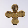 Secondhand Chanel CC Cross Badge Brooch