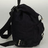 Secondhand Prada Vela Double Front Pocket Backpack Tessuto with Saffiano