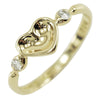 Secondhand Tiffany & Co. Elsa Peretti Full Heart Ring 18K Yellow Gold with Diamond