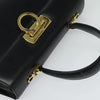 Secondhand Salvatore Ferragamo Gancini Convertible Top Handle Bag