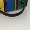 Versace Vanity Hand Bag Canvas and Leather